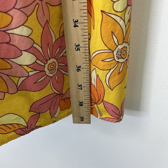 NEW J Crew Sunset Floral Mini Dress Womens Size 2X Halter - Picture 6 of 12